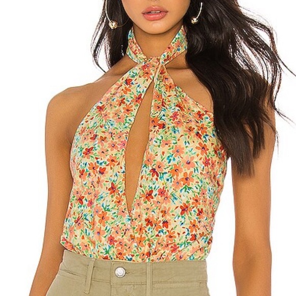 Lovers + Friends Tops - Revolve Lovers & Friends Cora Floral Bodysuit